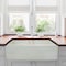 Nantucket Sinks Double Bowl Farmhouse Fireclay Sink with Shabby Straw Finish FCFS3318D-ShabbyStraw - alternate 6